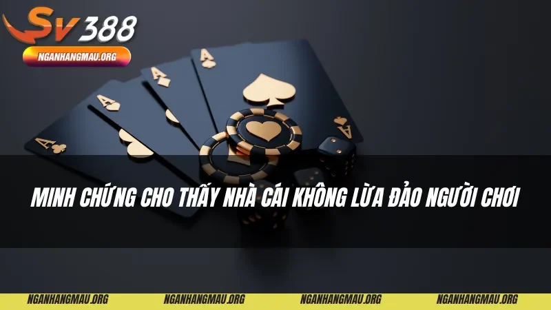Cơ sở khẳng định nhà cái Sv388 lừa đảo là sai sự thật