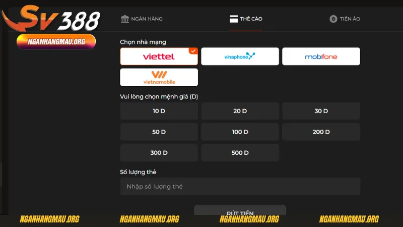 Điều kiện rút tiền SV388 mà anh em cần nắm