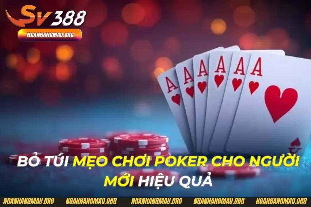 Mẹo Chơi Poker Cho Người Mới