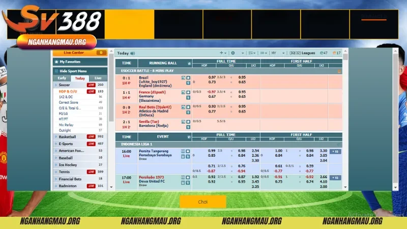 Nắm vững về kèo châu Âu trong cá độ bóng đá